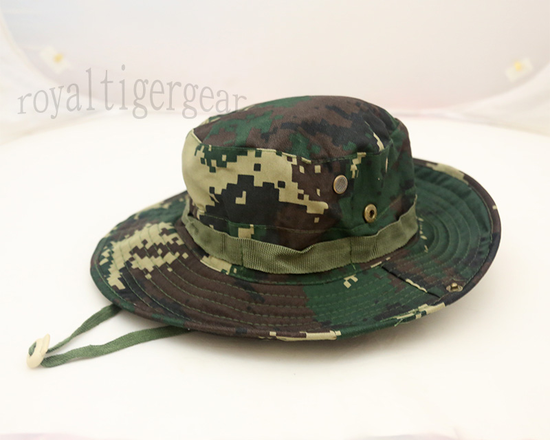 China PLA Type 07 Digital Woodland Second ( 2nd ) Artillery Force Camo Boonie Hat