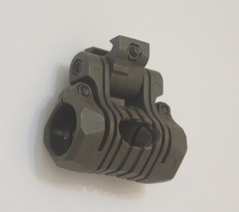 Adjustable Flashlight / Laser Mount - 5 Position - OD