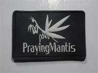 Metal Gear Solid MGS Praying Mantis PVC Patch – White
