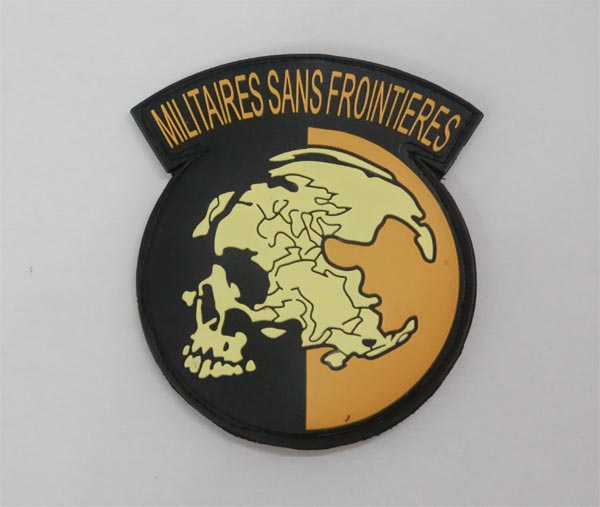 Metal Gear Solid MGS Militaires Sans Frontieres PVC Patch