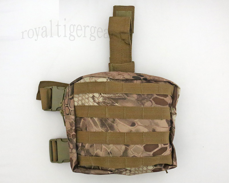 Tactical Drop Leg MOLLE Pouch - Python Snake Camo MAD