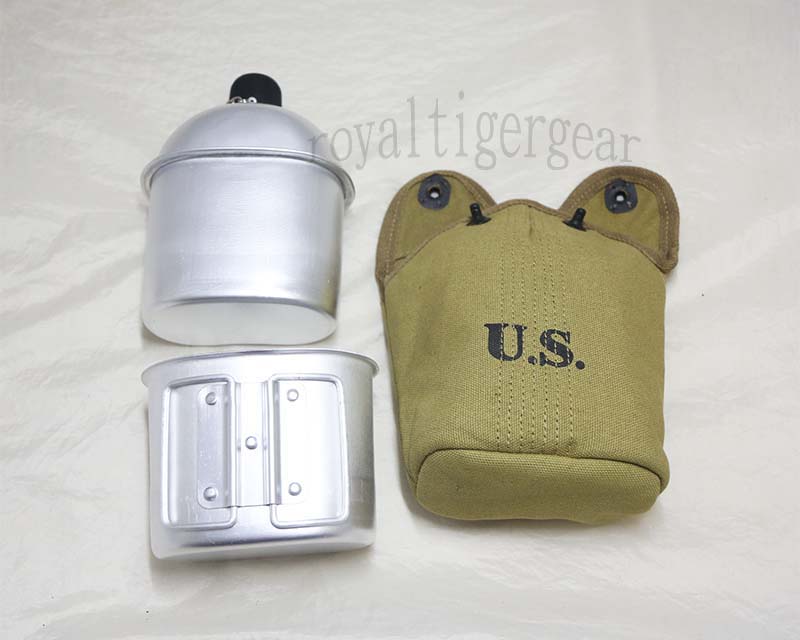WW2 US M1936 Canteen Cup Pouch Set