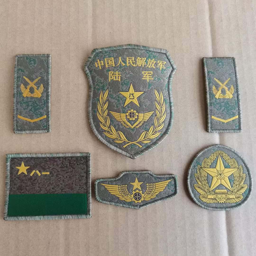 China PLA 6 Velcro Patch for Type 21 Xingkong Starry Sky Army Chest Country Rank Hat