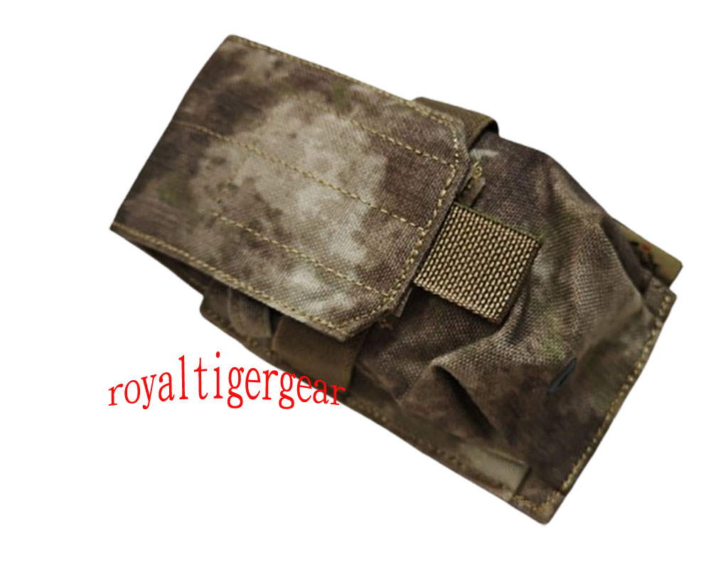 FLYYE M14 SR-25 M110 Mk 11 Mod 0 Single 7.62mm 20 Rds Mag MOLLE Pouch - A-TACS AU, A-TACS FG