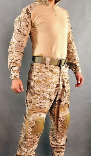 ALLWIN AOR1 DEVGRU Desert Camo Combat Shirt Pants - US Navy Seal DIGI2