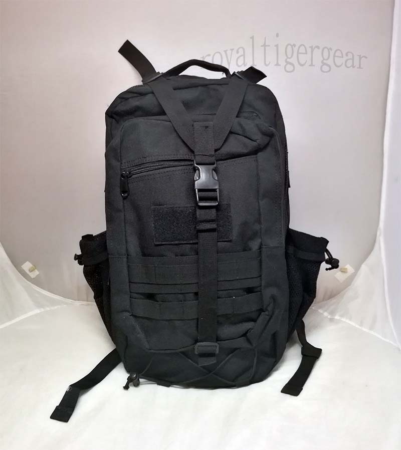 Tactical Day Patrol Backpack -Black