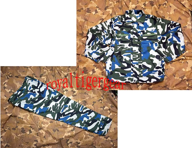 China PLA Type 87 Navy Marine Camo Shirt Pants Uniform Set