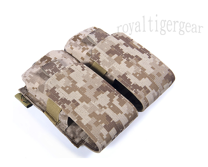 FLYYE M14 SR-25 M110 Mk 11 Mod 0 Double 7.62mm 20 Rds Mag MOLLE Pouch - AOR1 , AOR2