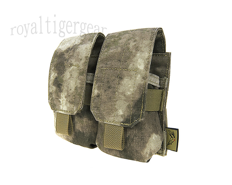 FLYYE Double M4 Mag MOLLE Pouch for 4 Mag. -  A-TACS , A-TACS/FG
