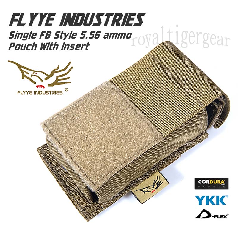 FLYYE Single FB Style 5.56 ammo pouch with insert