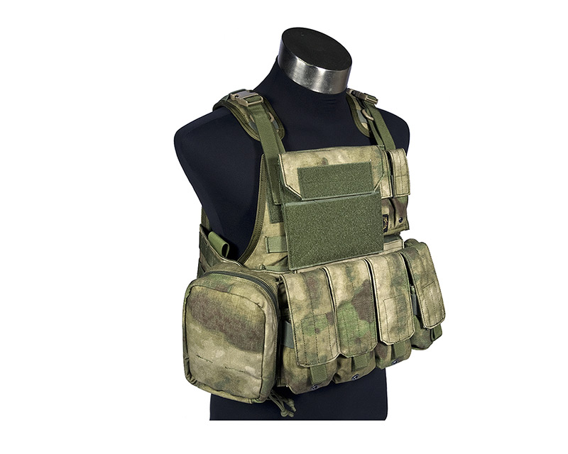 FLYYE MOLLE PC Plate Carrier + 7 Pouches - A-TACS AU, A-TACS FG