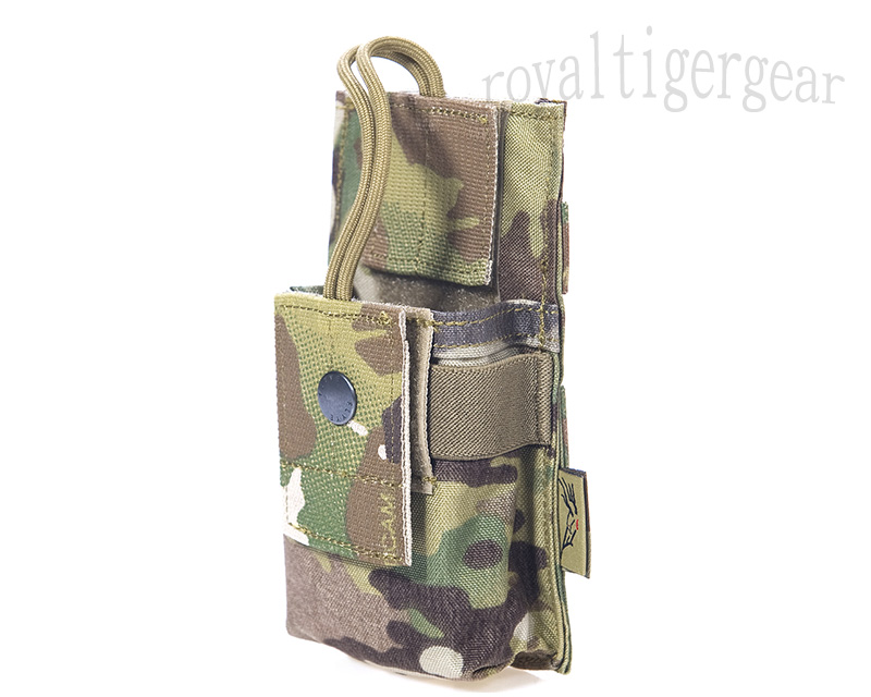 FLYYE MOLLE Short Radio Pouch - Multicam® / Multicam® Webbing