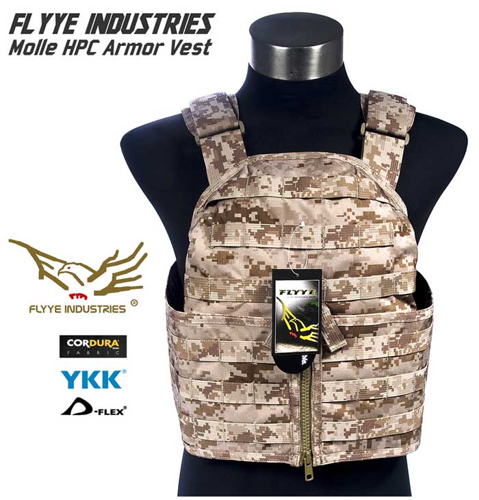 FLYYE HPC Armor MOLLE Vest - AOR1 , AOR2