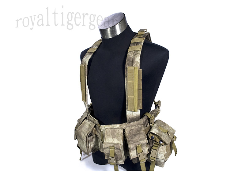 FLYYE LBT 1961G Light Chest Rig Vest - A-TACS AU, A-TACS FG
