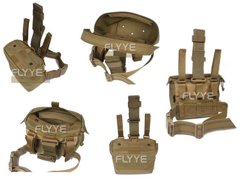 FLYYE Magazine Dump Waist Drop Leg Pouch - eagle SAS Dump Pouch