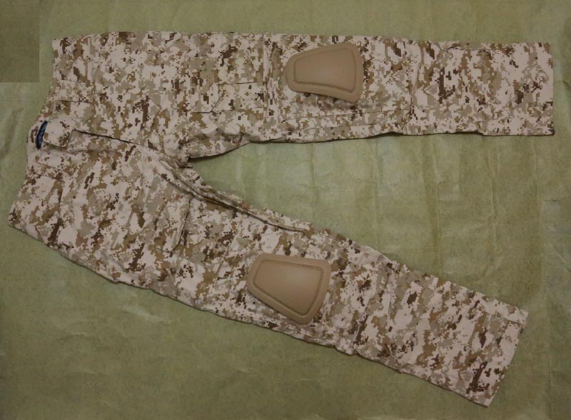 Combat Pants GEN2 w/ Pads - USMC MARPAT Desert