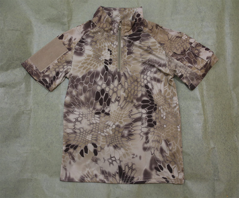 CHIEF Python Snake Camo Short Sleeve Combat Shirt - MAD