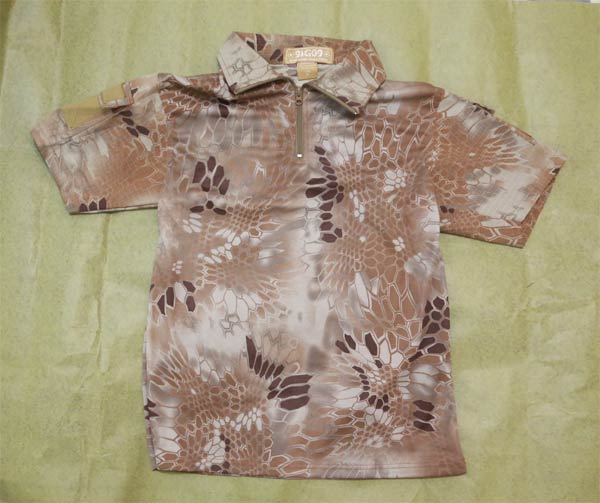 Python Snake Camo Short Sleeve Combat Shirt - MAD