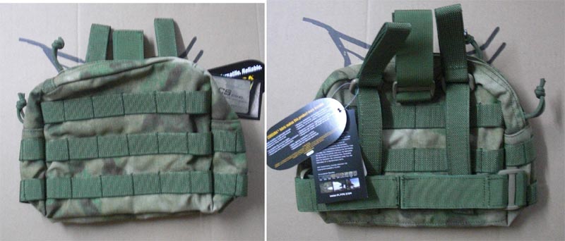 FLYYE MOLLE Drop Leg Accessories Pouch - A-TACS , A-TACS/FG