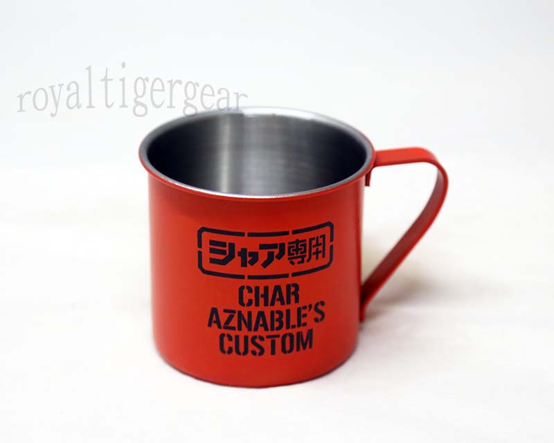Mobile Suit Gundam Char Aznable’s Custom Metal Mug Cup Toy Tea Coffee