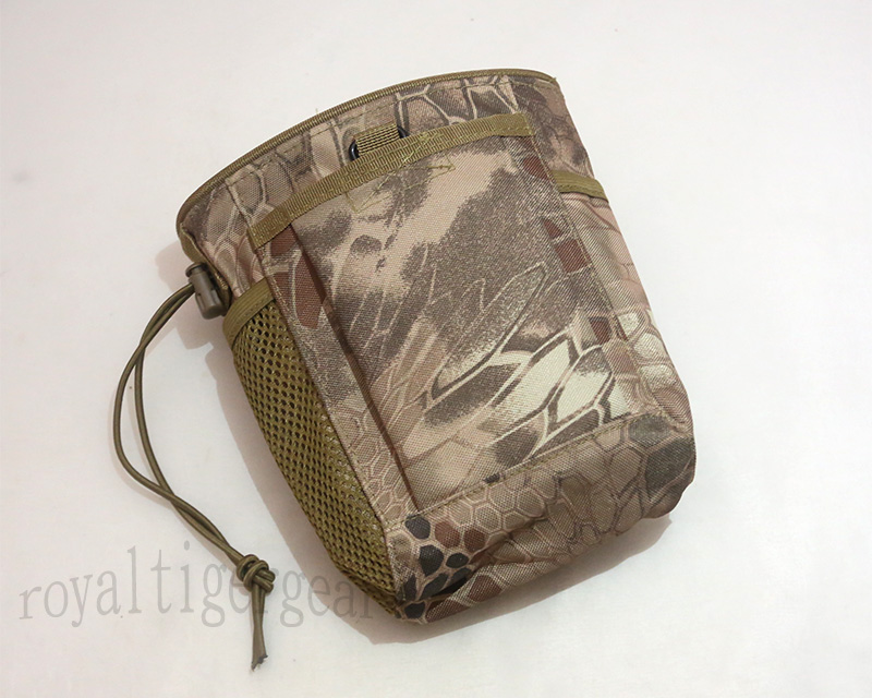 Small Drop Dump MOLLE/Belt Pouch - Python Snake Camo MAD Desert