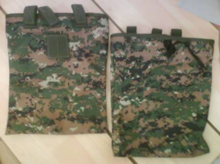 Large Drop Dump MOLLE/Belt Pouch - Digital Woodland
