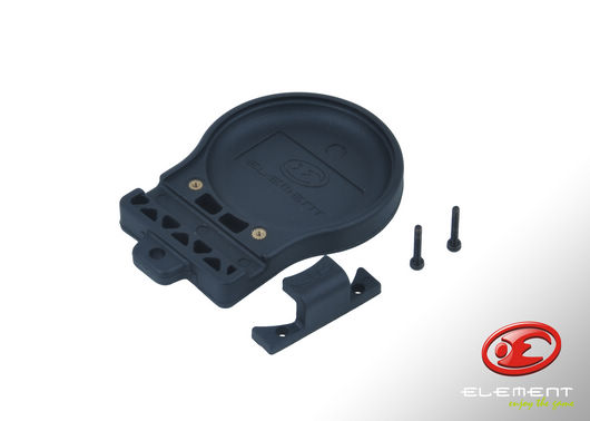 Element VIP Helmet Velcro Mount for Tactical Light Flash Strobe / IR Infrared E-Lite - Black