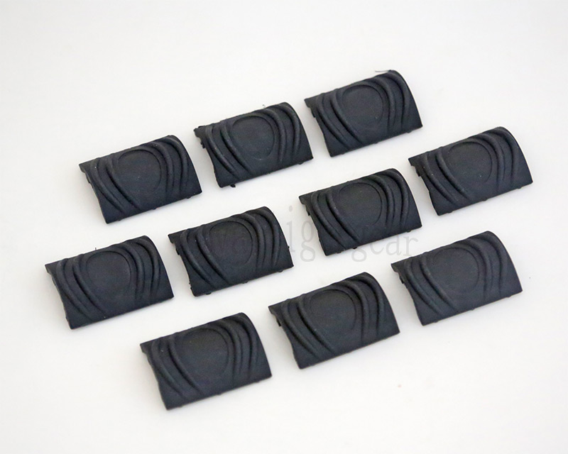 Element TDI Soft Polymer Rail Cover Short 10 Pcs - Black