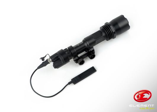 Element M961 Tactical Light LED Version Super Bright w/ Rail Mount - Black