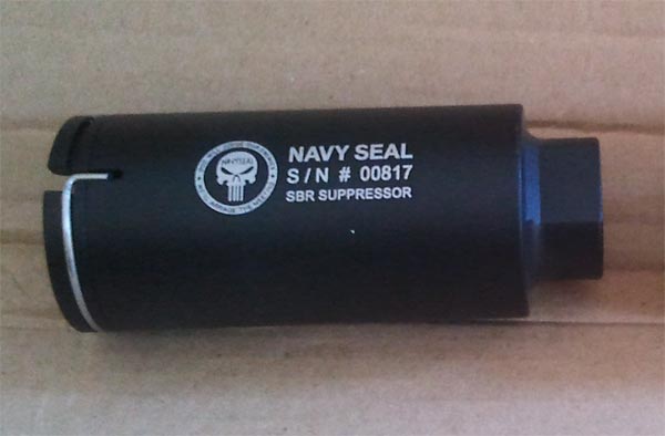 Element M4 Flash Hider - Navy Seal - Black