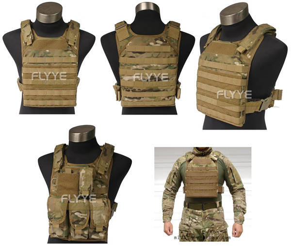 FLYYE Fast Attack Plate Carrier FAPC MOLLE Vest - Multicam®