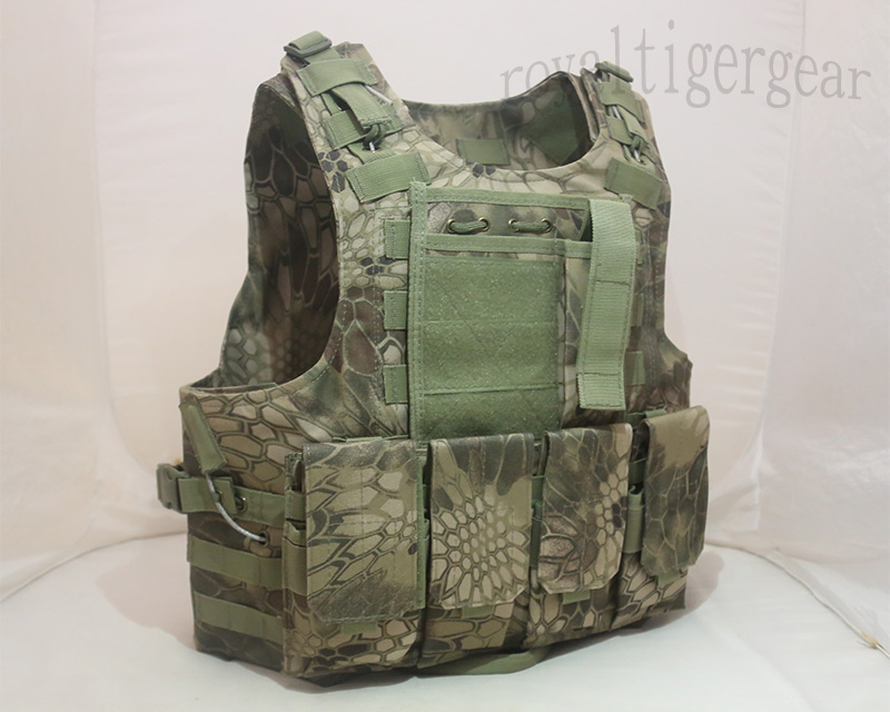 FSBE vest with pouches - Kryptek Python Snake Camo HLD Highland