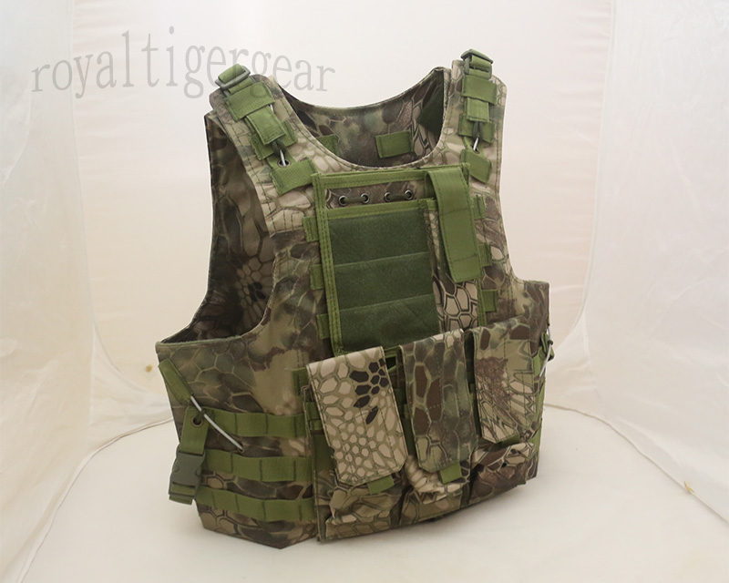 FSBE vest with pouches - Kryptek Python Snake Camo MR Woodland