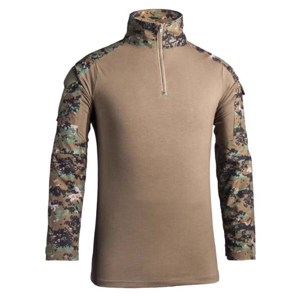 USMC MARPAT Digital Woodland Camouflage Uniform Combat Shirt Elastic T-Shirt Suit Uniform GEN2