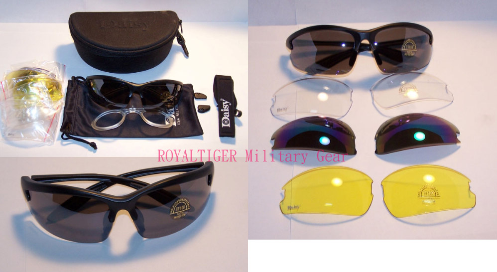 DAISY Type 3 Glasses with 4 Lens ( Removable Short Sight Frame )
