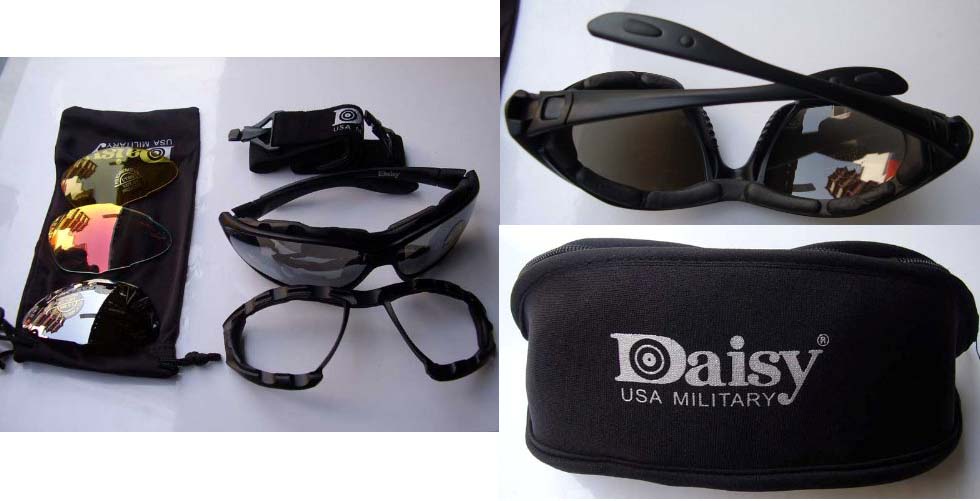DAISY Type 4 Glasses with 4 Lens ( Removable Protective Frame )