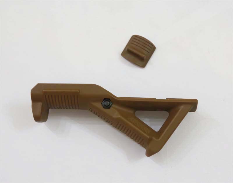 PTS AFG1 Angled Foregrip Front Hand Guard for Rail - Brown