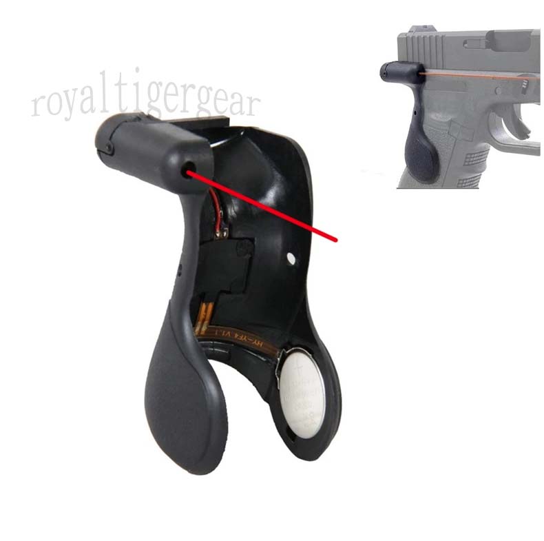 Red Laser Pointer Sight Grip Handler for GLOCK 17 Pistol - Black