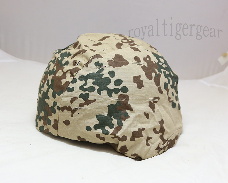 Helmet Cover - German Army Desert Flecktarn Camouflage