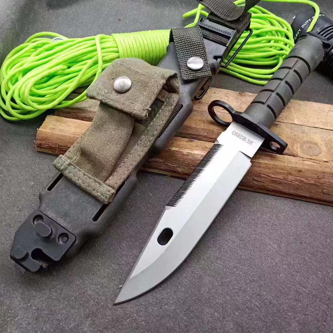 US M9 Knife Bayonet Dagger Survival Tactical Knife with Sheath Pouch US M9 Knife Bayonet Dagger Survival Tactical Knife with Sheath Pouch