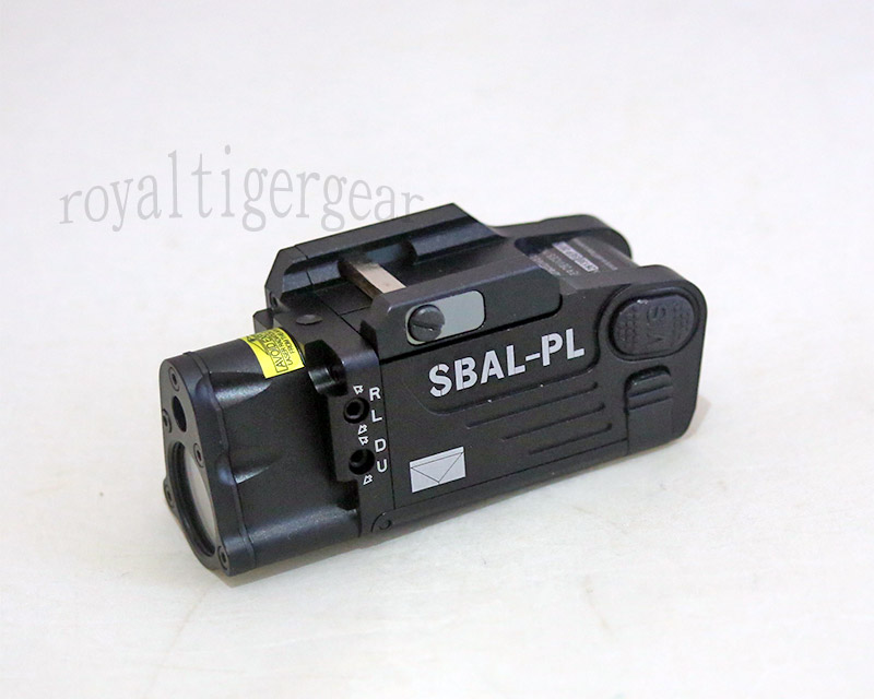 Metal SBAL-PL Weapon Light / Strobe / / Red Laser - Black