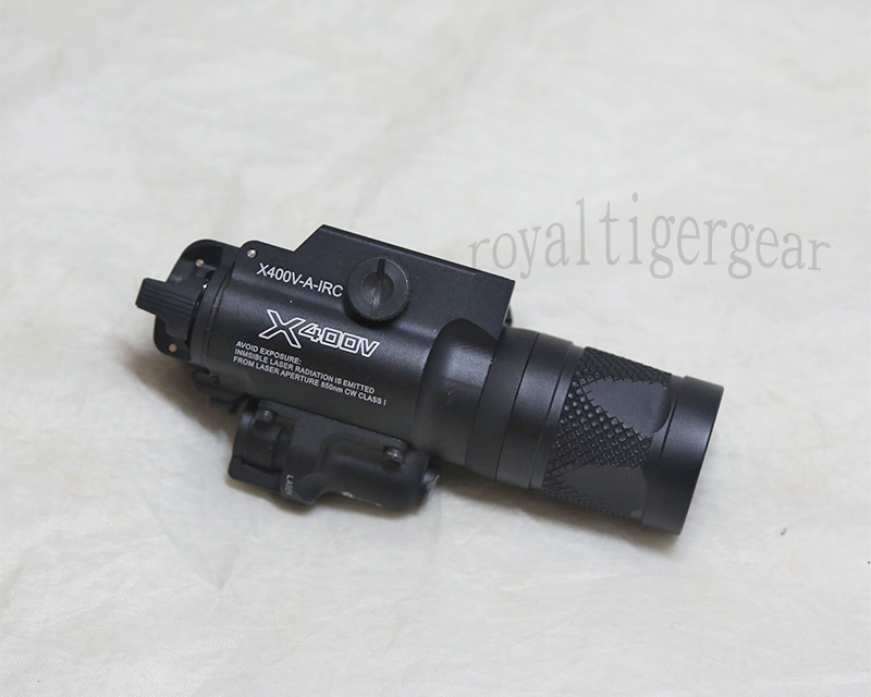 Surefire X400V Ultra Tactical LED Flash Weaponlight White Light Red Laser Rail – Flash / Torch