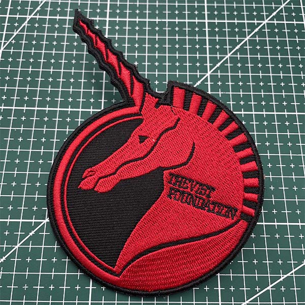 Mobile Suit Gundam Unicorn RX-0 01 UC 0096 Singularity One Velcro Patch - Red