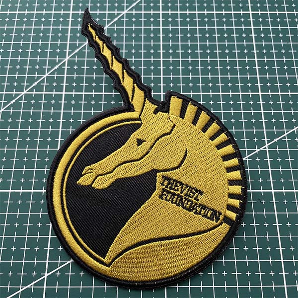 Mobile Suit Gundam Unicorn RX-0 01 UC 0096 Singularity One Velcro Patch - Yellow