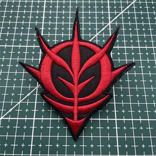 Principality of Zeon Military Army Embroidery Patch Gundam 0079 Zeon War - Red Principality of Zeon Military Army Embroidery Patch Gundam 0079 Zeon War - Red