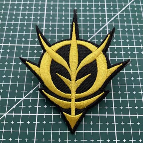 Principality of Zeon Military Army Embroidery Patch Gundam 0079 Zeon War - Yellow Principality of Zeon Military Army Embroidery Patch Gundam 0079 Zeon War - Yellow