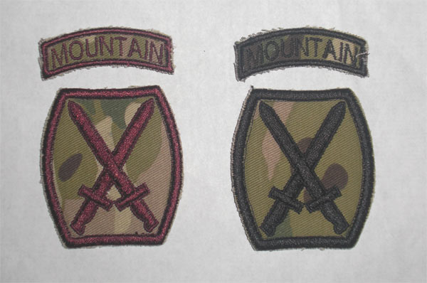 US 10th Mountain Division Patch