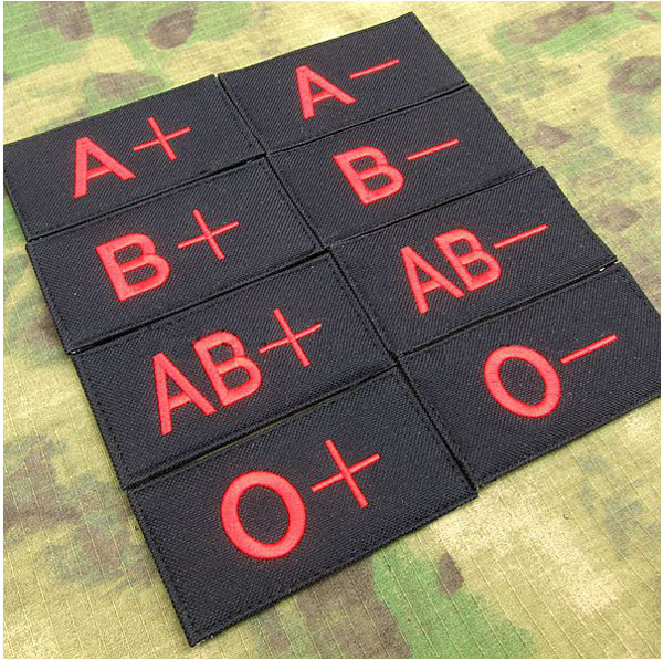 Call of Duty 10 Ghosts - Blood Type Patch – Red