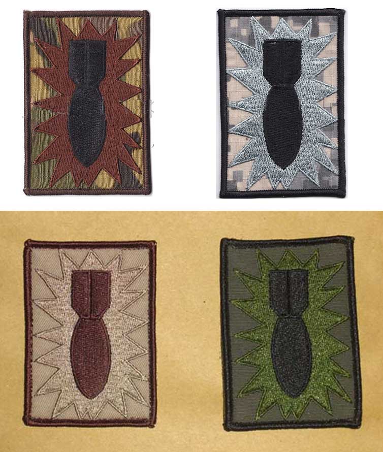 US Bomb Squad / Explosive Ordnance Disposal - EOD Logo Patch