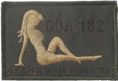 Sexy Girl ODA 182 Patch - Nusquam Tamen Humanitas  - OD